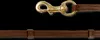 Waldhausen Island Zügel mit Karabiner Braun/Messing Produktbild-Vorschau 1