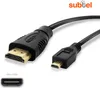 Cavo Micro HDMI Tipo D, lungo 3m, compatibile con Canon EOS Anteprima dell’immagine prodotto 3