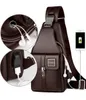 Herren Crossbody Bag aus echtem Leder - Wasserdichte Produktbild-Vorschau 5