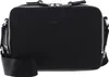 A black Lacoste crossbody bag is shown against a white background. Voir les images du produit