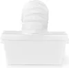 A white plastic container with a flexible white hose attached. Anteprima dell’immagine prodotto