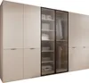 Drehtürenschrank mit Schubladen Falttürenschrank 6-türig Produktbild-Vorschau 1