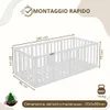 Crazy Pine Kinderbett 90x200 cm – Weiß - Montessori Produktbild-Vorschau 12