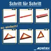 PETEX Warndreieck Mini– Kompaktes Pannendreieck mit EU Produktbild-Vorschau 4