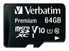 Verbatim Premium 64 Go MicroSDXC classe 10 Voir les images du produit 2
