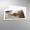 Poster - Poster ohne Rahmen - Berge Wolken Landschaft - Produktbild-Vorschau 3