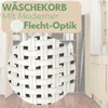 Wäschekorb mit Deckel Wäschesammler Rattan Wäschekorb Produktbild-Vorschau 6