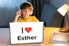 MuchoWow® Laptop Aufkleber Sticker Cover Ich liebe - Esther Produktbild-Vorschau 3