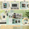 AIYAPLAY Kinderküche zum Spielen, Küchenset, Tafel, Produktbild-Vorschau 6