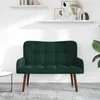 vidaXL 2-Sitzer Sofa Dunkelgrün 115 x 61 x 87 cm Samt (V) Produktbild-Vorschau 3