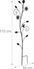 Tuteur pour plantes Relaxdays, lot de 2, motif floral, Voir les images du produit 4