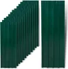 Trapezblech Profilblech grün 12 Stück Metallblech Dachblech Produktbild-Vorschau 1