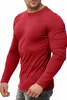 Mivaro Herren Langarmshirt Basic aus 100% Baumwolle – Produktbild-Vorschau 2