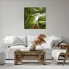 Bild auf Leinwand - Leinwandbild - Pfad Natur Wald Grün - Produktbild-Vorschau 6
