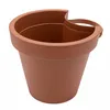 Blumentopf für Regenrohr - terracotta - Fallrohr Pflanztopf Produktbild-Vorschau 1
