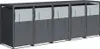Westmann Tonus 5 Metalen afvalcontainerbox, 5 stuks, 5 x Productafbeelding-voorbeeld 1