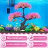Kunstplant voor aquarium, roze set met gekleurde takken Productafbeelding-voorbeeld 2