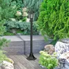 Rabalux Čierna záhradná lampa Velence pre žiarovku E27 Náhľad obrázku produktu 1