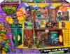 The image shows the packaging of a Teenage Mutant Ninja Turtles Sewer Lair Playset. Produktbild-Vorschau