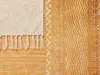 BELIANI Koc żółty beżowy bawełna130 x 180 cm abstrakcyjny Podgląd zdjęcia produktu 5