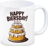 Bierkuchen Happy Biersday Kaffeebecher für Biertrinker zum Produktbild-Vorschau 1