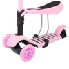 2-in-1 Kinder Roller Scooter mit Abnehmbarem Sitz Produktbild-Vorschau 13