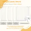 PawHut Hunde Türschutzgitter Treppenschutzgitter, 75-145 cm Produktbild-Vorschau 4