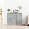 vidaXL Příborník betonový šedý 88x30x70 cm výrobek z Náhled obrázku produktu 3