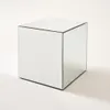 sweeek - Kubischer Tisch mit Spiegelglas, Sofaende, Produktbild-Vorschau 4