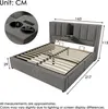 okwish Gestoffeerd bed 160x200, tweepersoonsbed met Productafbeelding-voorbeeld 6