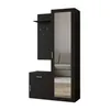 AX LIVING Portemanteau Noir Magnola - 100 cm de large, avec Voir les images du produit 2