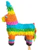 Bunte Esel-Pferd Piñata aus Papier für Kindergeburtstag & Produktbild-Vorschau 1