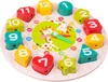 Drevené hodiny na triedenie tvarov na učenie Puzzle na Náhľad obrázku produktu 6
