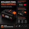 Batterie 20V 4.0Ah compatible avec le système Worx Voir les images du produit 3