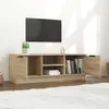 vidaXL TV-Schrank Sonoma-Eiche 102x35x36,5 cm Holzwerkstoff Produktbild-Vorschau 6