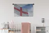 MuchoWow® Wandteppich Wandbehang Die englische Flagge weht Produktbild-Vorschau 2