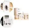 ECOTOYS PLK547 Dřevěná dětská kuchyňka XXL s tabulí + LED Náhled obrázku produktu 10