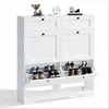 Schuhschrank BEALIFE 95x24x102 cm mit 4 Kippfächern & 2 Produktbild-Vorschau 1