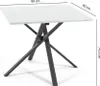 Tavolo quadrato 90×90 cm con base a croce - design moderno, Anteprima dell’immagine prodotto 5