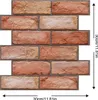 jefety 3D Wandpaneele selbstklebend Rot Ziegel Optik Produktbild-Vorschau 8