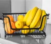 Schwarzer stapelbarer Obstkorb Produktbild-Vorschau 6