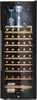 A wine cooler with bottles of wine and wine glasses inside. Produktbild-Vorschau