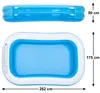 Rechteckiger aufblasbarer Familienpool 262x175x50cm 51258 Produktbild-Vorschau 3