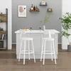 Barové stoličky Vicco Caracas Bílá 34 x 102 cm Sada 2 kusů, Náhled obrázku produktu 4