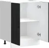 "im Angebot" Spülenunterschrank Kalmar Schwarz 60x46x81,5 Produktbild-Vorschau 5