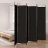 vidaXL 6dílné paravány černé 300x220 cm Látka Náhled obrázku produktu 2