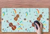 MuchoWow® Schreibtischunterlage Musik - Cello - Noten 80x40 Produktbild-Vorschau 3