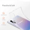 A clear phone case is shown over a Samsung Galaxy Note 10 Plus phone. Anteprima dell’immagine prodotto