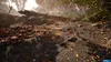 A close-up view of a forest floor with mushrooms, debris, and glowing particles. Produktbild-Vorschau