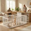 140x200 cm witte, modulaire omheining voor baby's en Productafbeelding-voorbeeld 3
